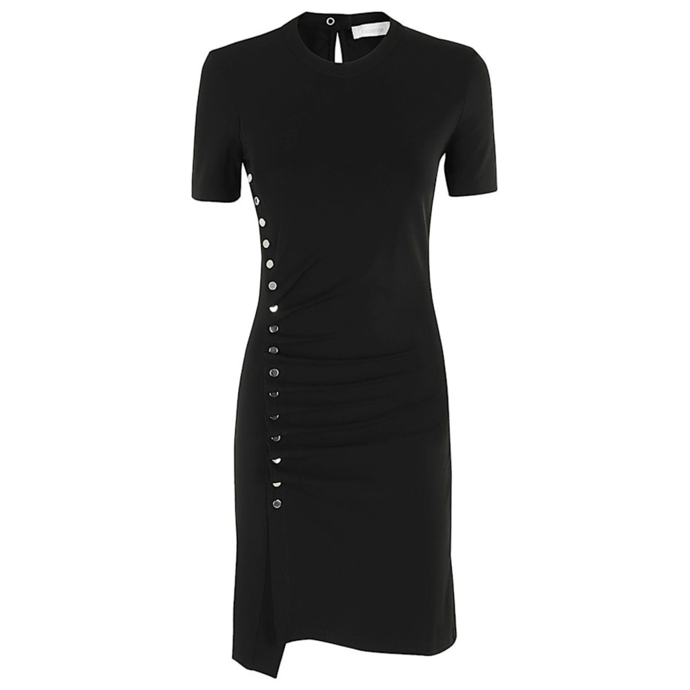 Paco Rabanne Black Draped Mini Dress - Size 38